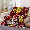 Customiz Name Personality Hysterical Mini Blanket Soft &Warm Sofa Office Bed Travel Lunch Break Blanket, Gift Suitable All Seasons