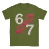 Unisexs Crochet 67  Valentine T Shirt  100 Cotton Clothing Vintage Short Sleeve Crewneck Tees Graphic TShirt
