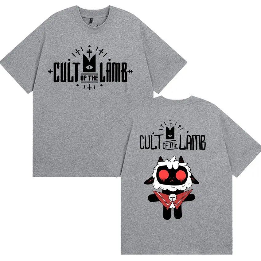 Fashion Y2k T Shirts Game Cult of The Lamb Fans Gift T Shirt Casual Loose Clothing Oversized Cotton Print Tshirt Unisex