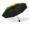 Brazilian Footballer Victory. Portable Automatic Umbrella Compact 8-Rib Design Foldable Design All-Season Umbrella for Travel Compact Folding Umbrella