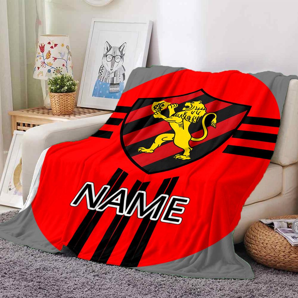 Custom Name Schalke Team Crest blanket for Couch & Bed, Plush Cozy Fuzzy Blanket Super Soft & Warm Blankets for Fall and Winter. 0908259