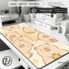 HYBXAXC Large Rubber Nonslip Mouse Pad Gaming Desk Mat Thick Locking Edge Cute Cat Cartoon Style for Office  Gaming