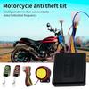 12V Motorcycle Burglar Alarm 1 Way Anti-theft Alert Motorcycle Alarm Without Installation Bicycle Burglar Alarm Car Alert
