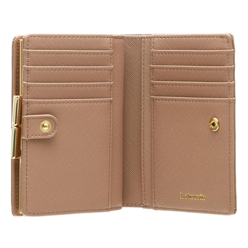 [ONLYOU] Andschouette Chouette Metallbeschläge Beutel Kappe Faltbrieftasche Brieftasche Bifold Bifold Bijou Damen Erwachsene Mädchen Modisch Niedlich Samantha Geschenk