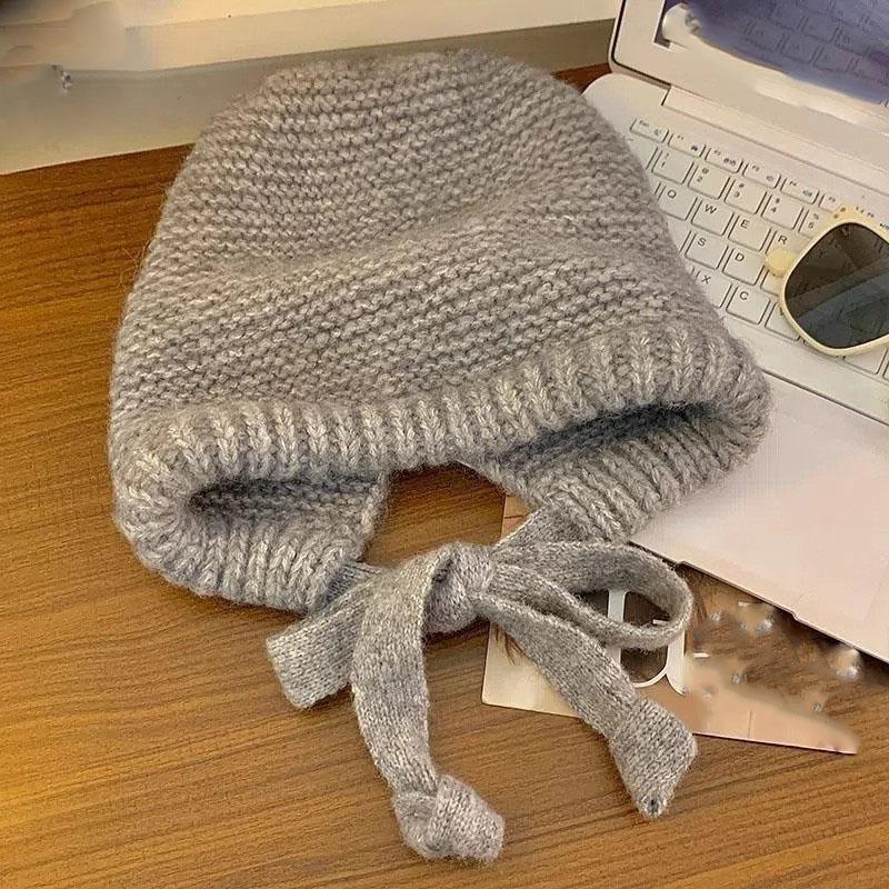 Winter Warm Hat Balaclava Hat Winter Scarf One Piece Polar Fleece Hat Warm Hoodie One Size серый