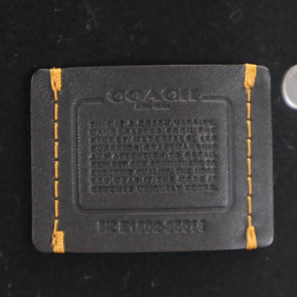 Coach Stajan XS Black F34122 Varsity Jacket Padded Women Used