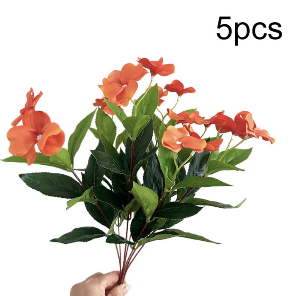 

5 шт. Искусственные цветы Декоративные имитационные растения