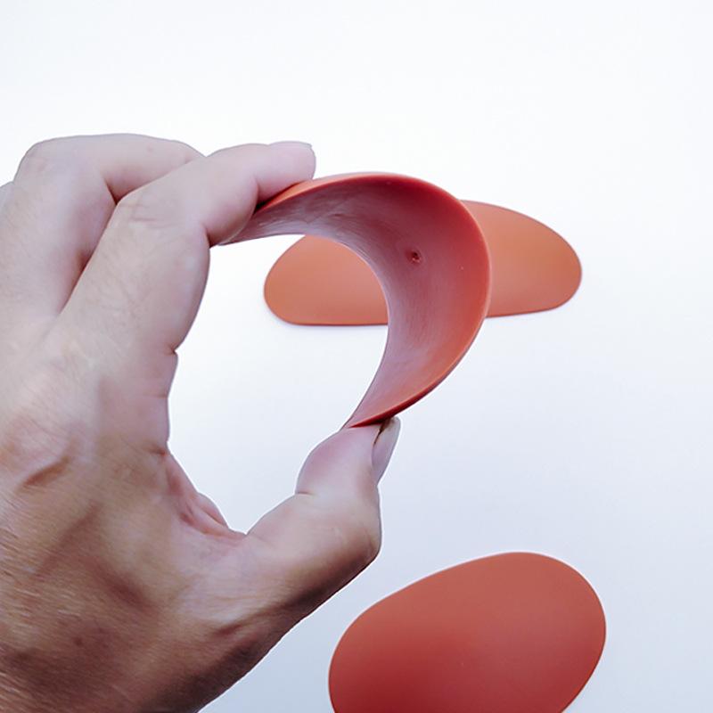 Soft Silicone Pottery Clay Sculpt Tools Set, Smooth Artists Ceramic Shaping Tool for Potter Modeling Soft Rib,  3 Different Size