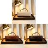 Pu Crocodile Pattern Crossbody Bag With Chain For Evening Wear And Daily Use