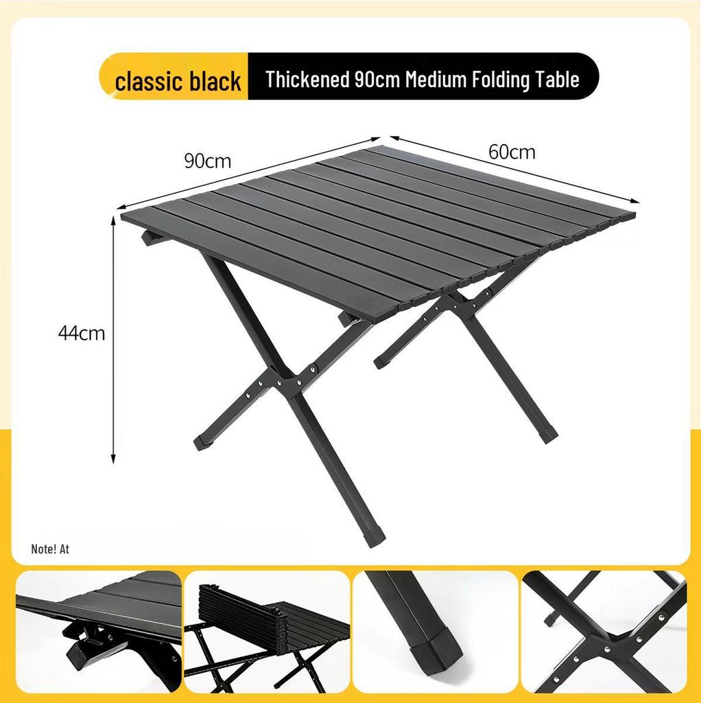 Portable Outdoor Folding BBQ Table & Chairs Set for Camping & Picnic