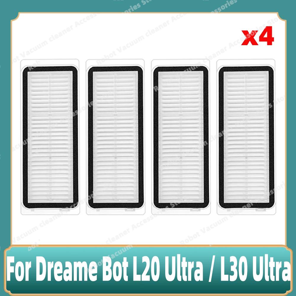 Fit For Dreame Bot L20 Ultra / L30 Ultra / X20 Pro Supplies Accessories Main Side Brush Mop Cloths Hepa Filter Dust Bags Parts