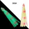 5Pcs/Set 9cm Luminous Soft Octopus-Shaped Fake Baits Faux Lure Fishing Tackle