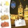 1-20PCS Muslim Festival Seating Card Wedding Party Ramadan Festival Desktop Decoration Palace Check In Card Party Seating Card