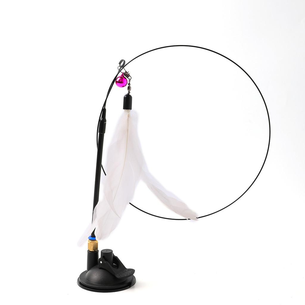 Cat Toy Feather Wand With Steel Wire For Stimulation And Exercise