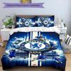 3pcs Chelsea FC Logo Pattern Bedding Set Duvet Cover Set Includes Duvet Cover &pillowcases,perfect All Season Bedroom Decoration&gift