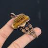 Tiger's Eye Electroformed Pendant, Handmade Gemstone Pendant Jewelry, Gifts For Wife Brand New Pendant