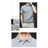 New Arrival Men's Fashion Solid Short Sleeve Polo Shirt Summer Breathable Comfortable Turn Down Collar Tops