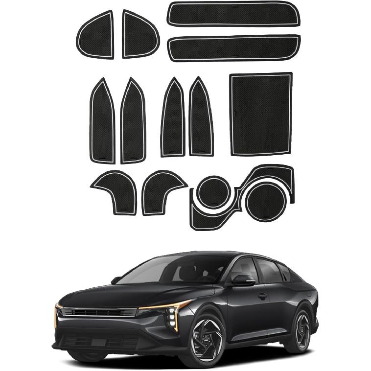 

SHAOHAO для 2025 2026 Toyoa Corolla Cross Килимки для центральної консолі для 2022-2024 2025 2026 Toyota Corolla Cross Аксесуари (L/LE/XLE/Гібрид S/Гібрид 2025 2026 K4 White