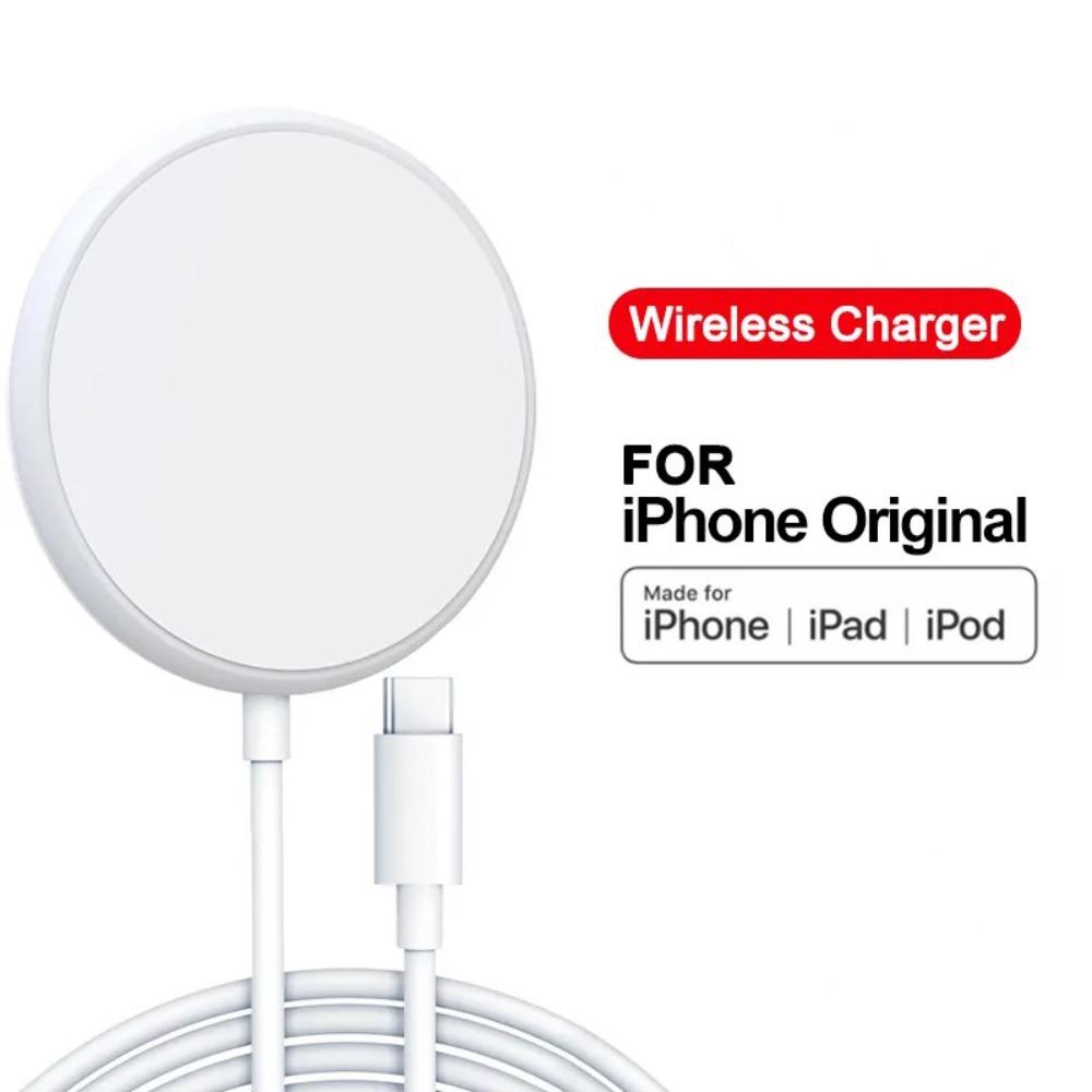 For 15W Magsafe Magnetic Wireless Charger for IPhone 16 15 14 13 11 12 Pro Max X XS XR 7 8 Plus Type C Fast Charging Cable