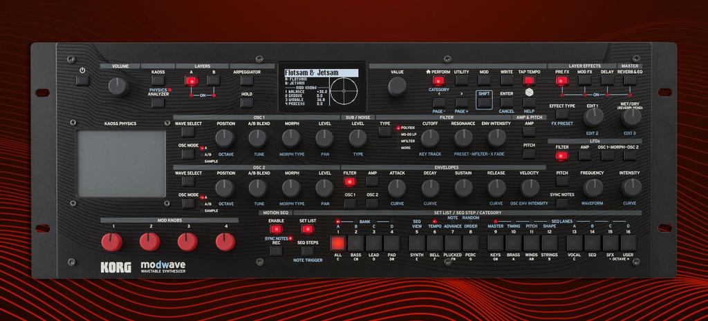 KORG modwave module Wavetable Synthesizer (MODWAVE-M)