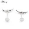 Alisouy 1 Stück Edelstahl Curve Ball Threadless Ohr Tragus Helix Labret Lippenring Knorpel Ohrstecker Piercing Körperschmuck