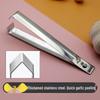 Stainless Steel Garlic Skin Peeler Clip for Quick Manual Peeling