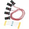 5 Pcs  20mm LEDs Made Green/Red Dwarf Signals 2 Aspects