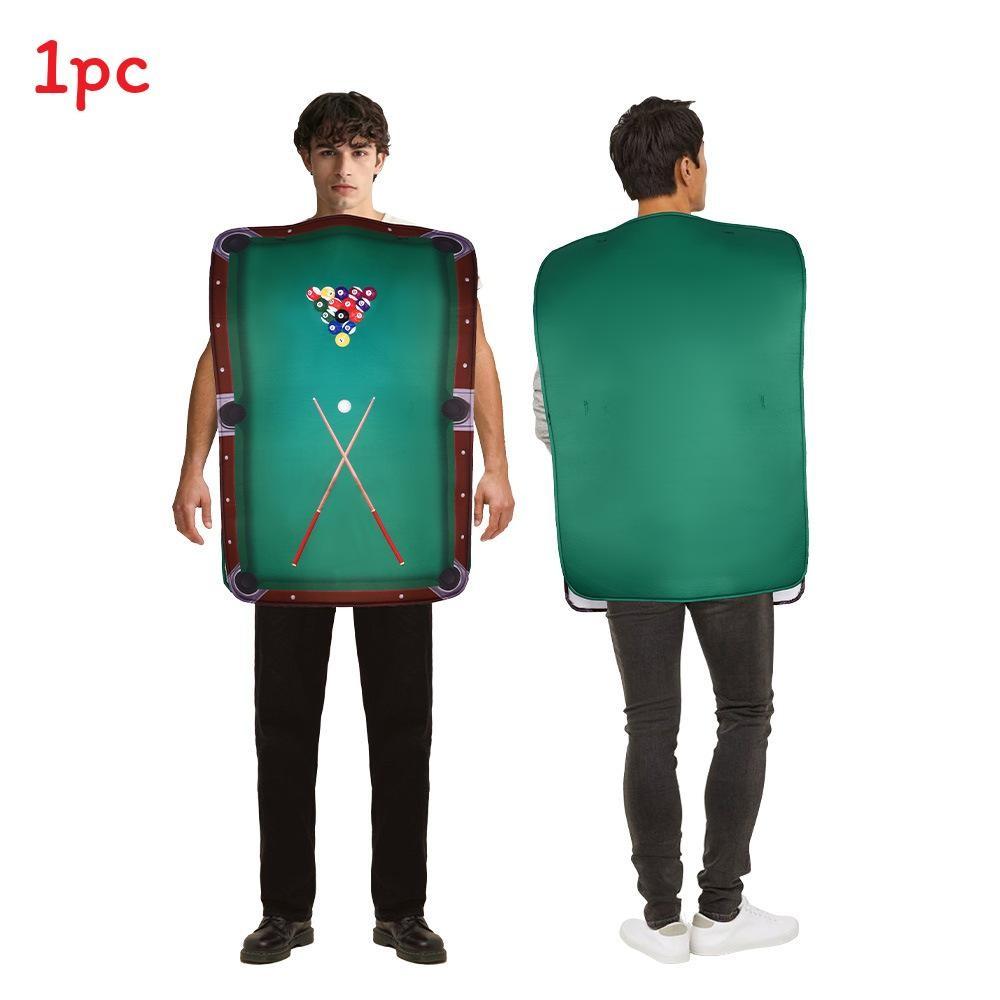 Costume Party Halloween Rugby Billiards Costume Event Jumpsuit Performance