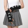Thicken Bow Fingerless Gloves Cute Bowknot Hands Free Gloves Fashion Arm Sleeves  Winter