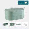 New Plastic Ice Tray 72 Grid Food-grade Ice Cube Mold Large-capacity Ice-making Container Ice Storage Box Refrigerator Artifact