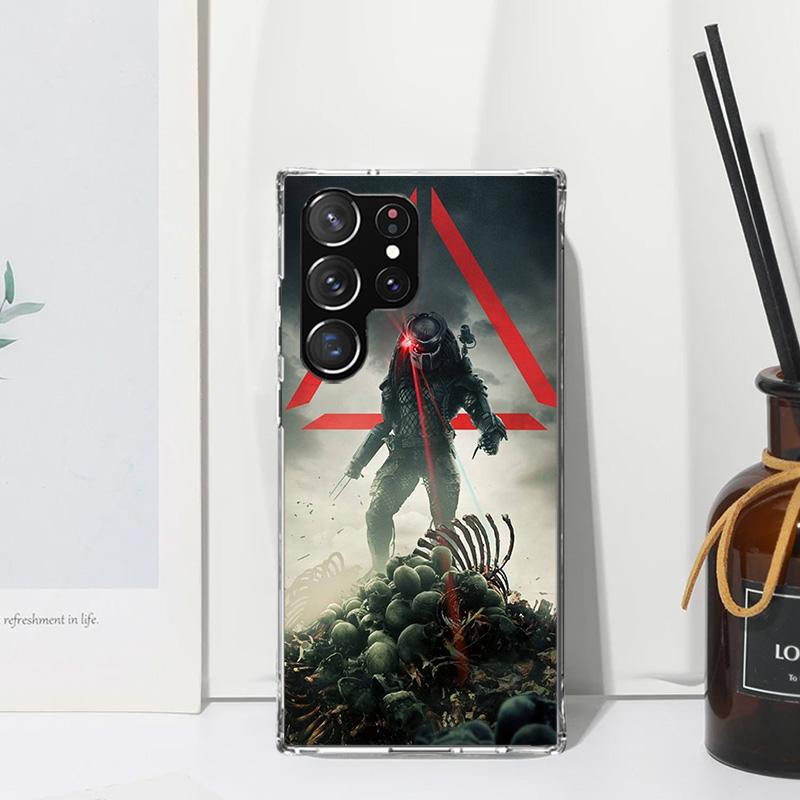 Alien Vs Predator Painted Phone Case For Samsung Galaxy S25 S24 S23 S22 Ultra S21 FE S20 Plus S10 + S10E Art Fundas Back Cover S