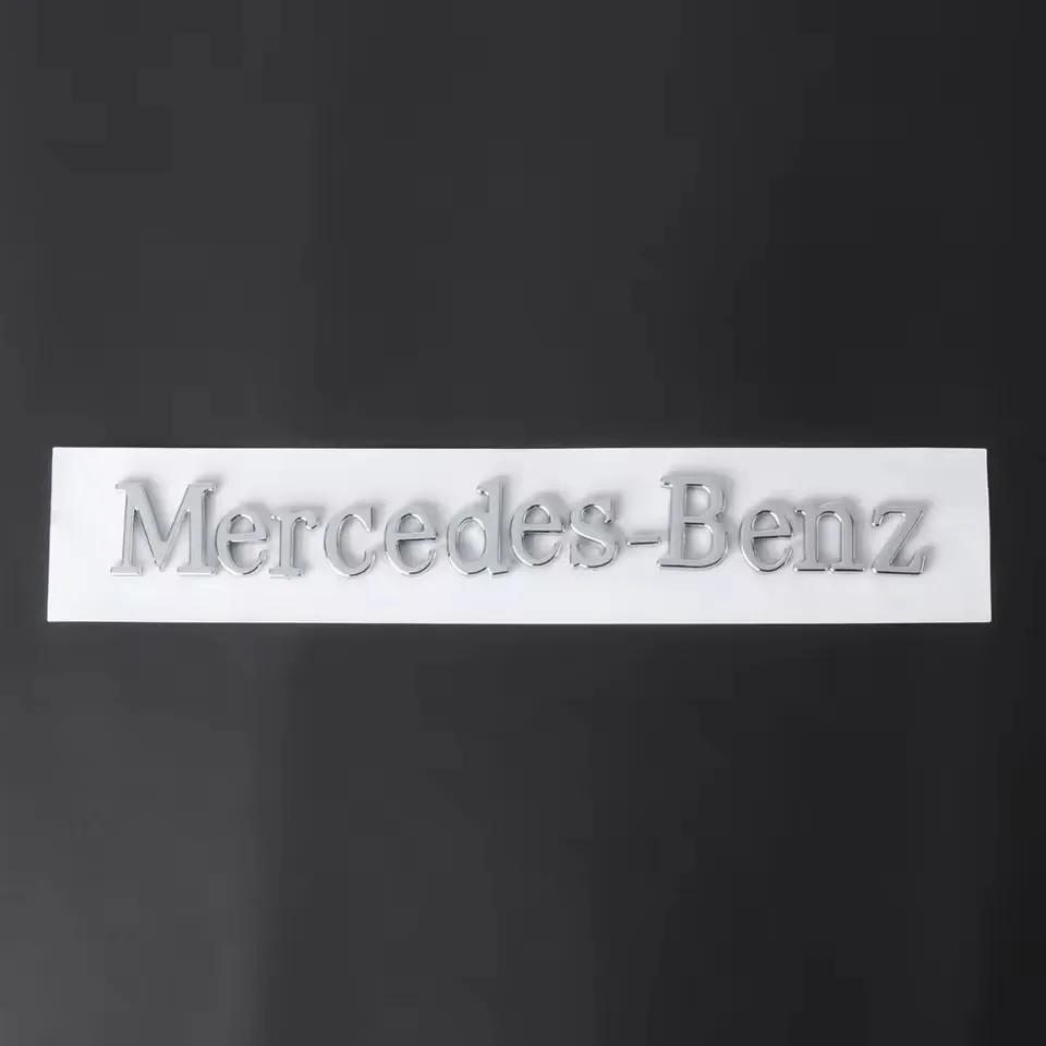

1pcs Car Badge Rear Trunk Body Sticker Emblem Decoration For Mercedes Benz AMG W108 W124 W126 W140 W205 W201