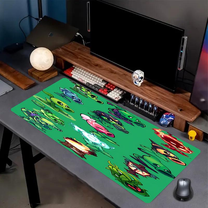 Plants vs. Zombies Print Mouse Pad, Anti‑Slip Desktop keyboard Mat, for PC Laptop Gaming Working Daily Use, Cool Festival Surprise Gift