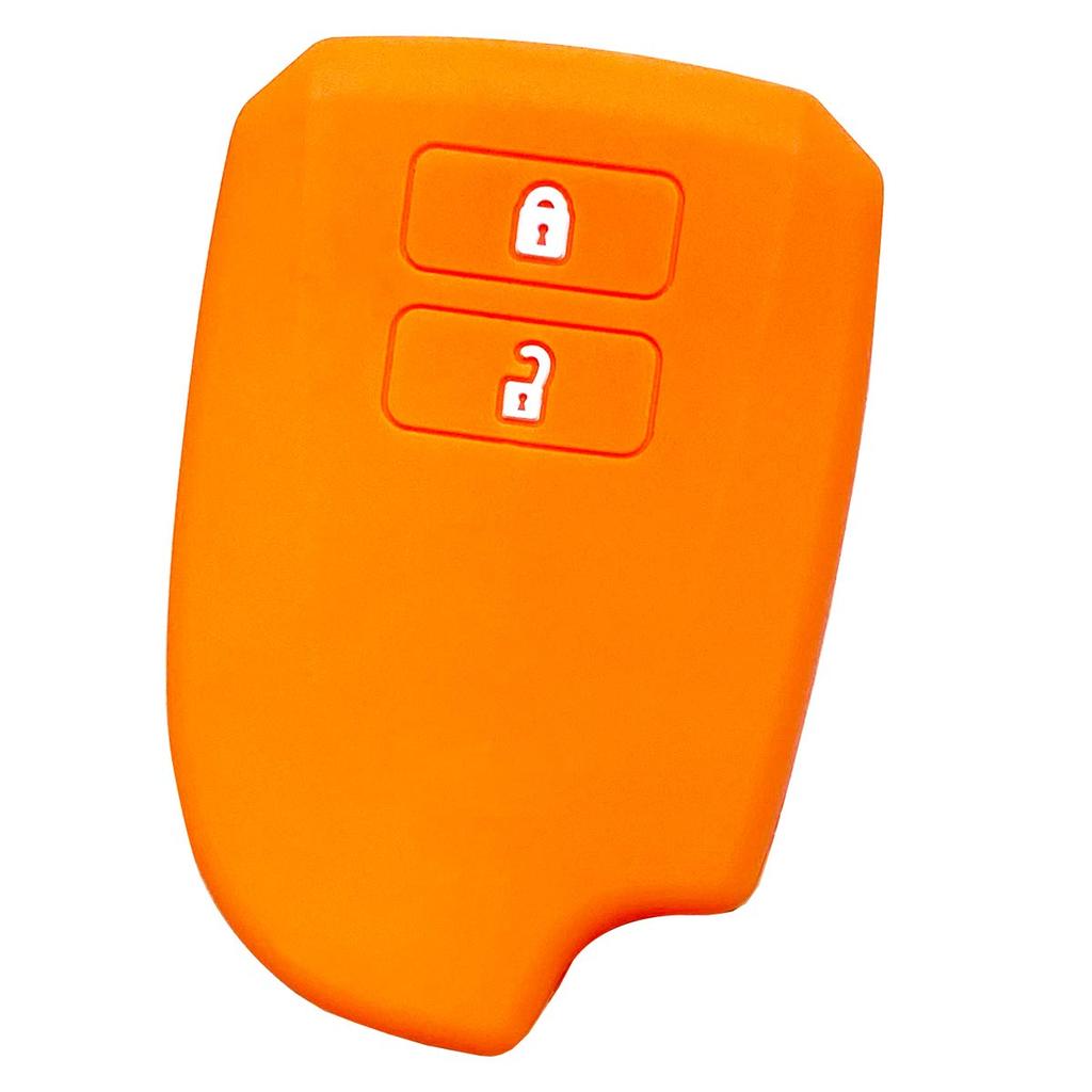IKT Smart Key Silicone Cover for Toyota Cars, 2 Buttons, Orange/HiAce/Regius Ace, etc. Specially