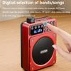 Mini Digital FM Radio HD Display 76-108mhz Radios Wireless Bluetooth 5.3 Speaker Portable Voice Amplifier with TF Card USB Slot