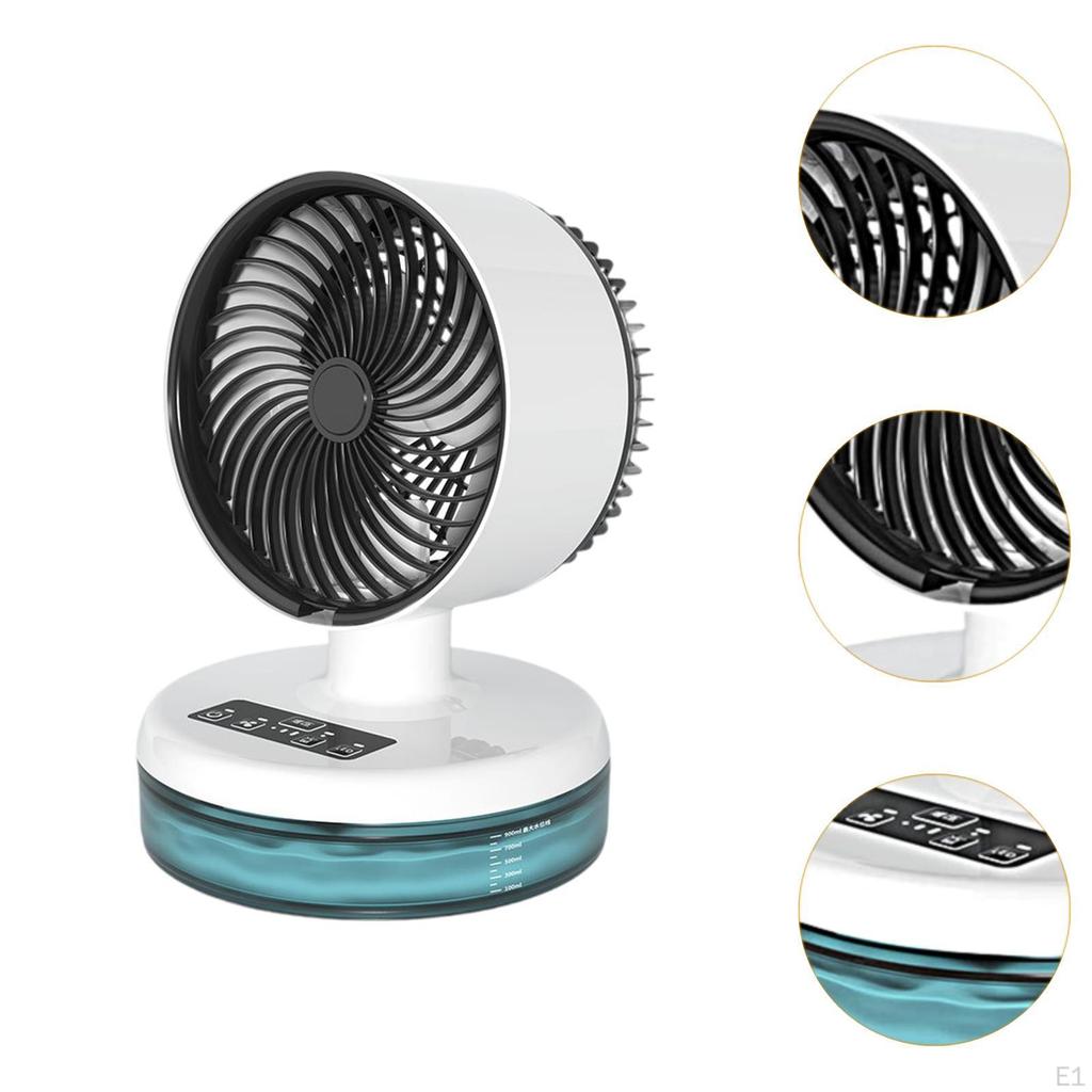 Air Circulation Fan Desk Plug and Play Quiet Lightweight Personal Desktop Portable Small