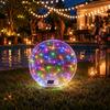 Solar Floating Ball Lights with 8 Modes LED Glow Balls, Warm White Multicolor Blue Waterproof Lights for Garden Patio Pond Pool Party Decor