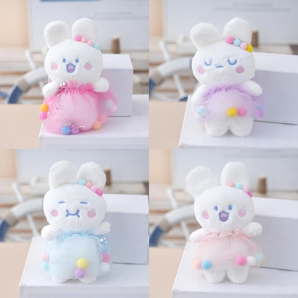 Bunny Rabbit Plush Keychain With Pp Cotton Filling For Bag Decoration Gift Kids For