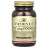 Vitamine D3 (Cholecalciferol), 125 mcg (5000 IE), 120 plantaardige capsules