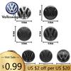 CJOZW1 For VW Volkswagen Jetta MK5 Golf 2Pcs VW Replacement Front Grill Badge Rear Trunk Lid Emblem Logo Decorative For Volkswagen Polo