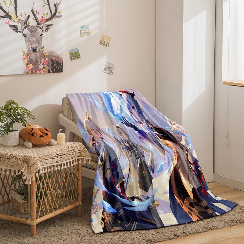 Cartoon Original God Series Double-Sided Flannel 3D Digital Printing Blanket Blanket