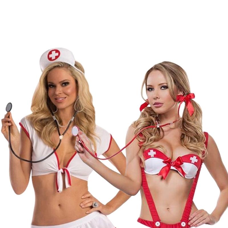 Toy Stethoscope for Doctors Nurses Fancy Dress Up Costumes, Halloween Nurse Stethoscope Cosplay Costume Accessories