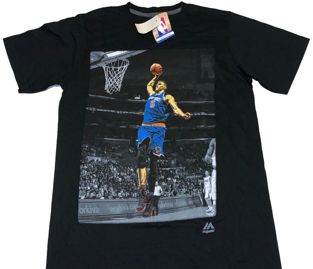 Редкий! Винтажная футболка Кристапса Порзингиса New York Knicks с данком Новая! Новая с биркой, маленький размер, унисекс футболка XXL