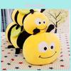 Süßes Plüschbienen-Spielzeug für Mädchen, weiches und flauschiges Stofftier, perfekter Begleiter für die Nacht und Geburtstagsgeschenk, Charaktere)