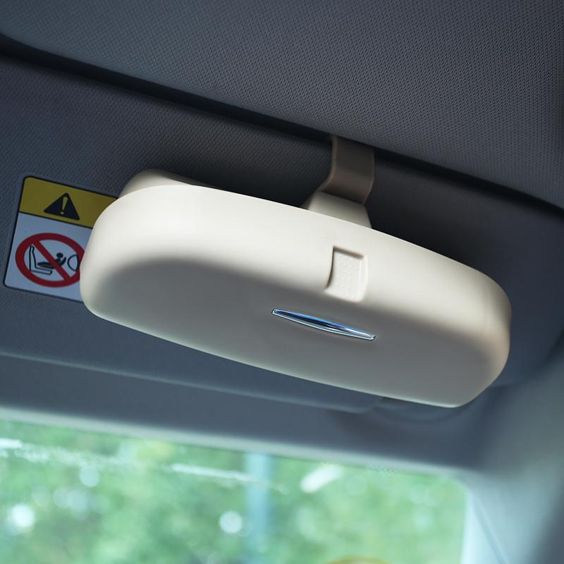Car Accessories Glasses Case Car Sun Visor Sunglasses Holder Vehicle for Toyota Corolla CHR C-HR Rav4 Avensis Prius Yaris Prado