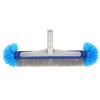 Aluminum Handle Swimming Pool Brush Head With Corner Cleaning Brush Semi-Spherical Bristles Pool Tile Scrubber Brush