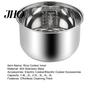 Rugged Stainless Steel Inner Lid Rice Cooker Pot Replacement High Volume House Liner for Steaming Stewing Slow Simmering Part