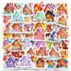 56 Dream Warm Candy House Graffiti Stickers Children'S Handmade Decorative Stickers Reward Toy Stickers