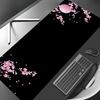 Japanese Aesthetic Cherry Blossoms Mouse Pad Gaming Mat NonSlip Desk Mat Mouse Carpet with Stitched Edge HD Printing Office Mat