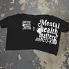 Unisextal Health Matters Suicide Prevention Hotline Graphic Tee Cotton Unisexs Unisexs Tshirt Summer Streetwear